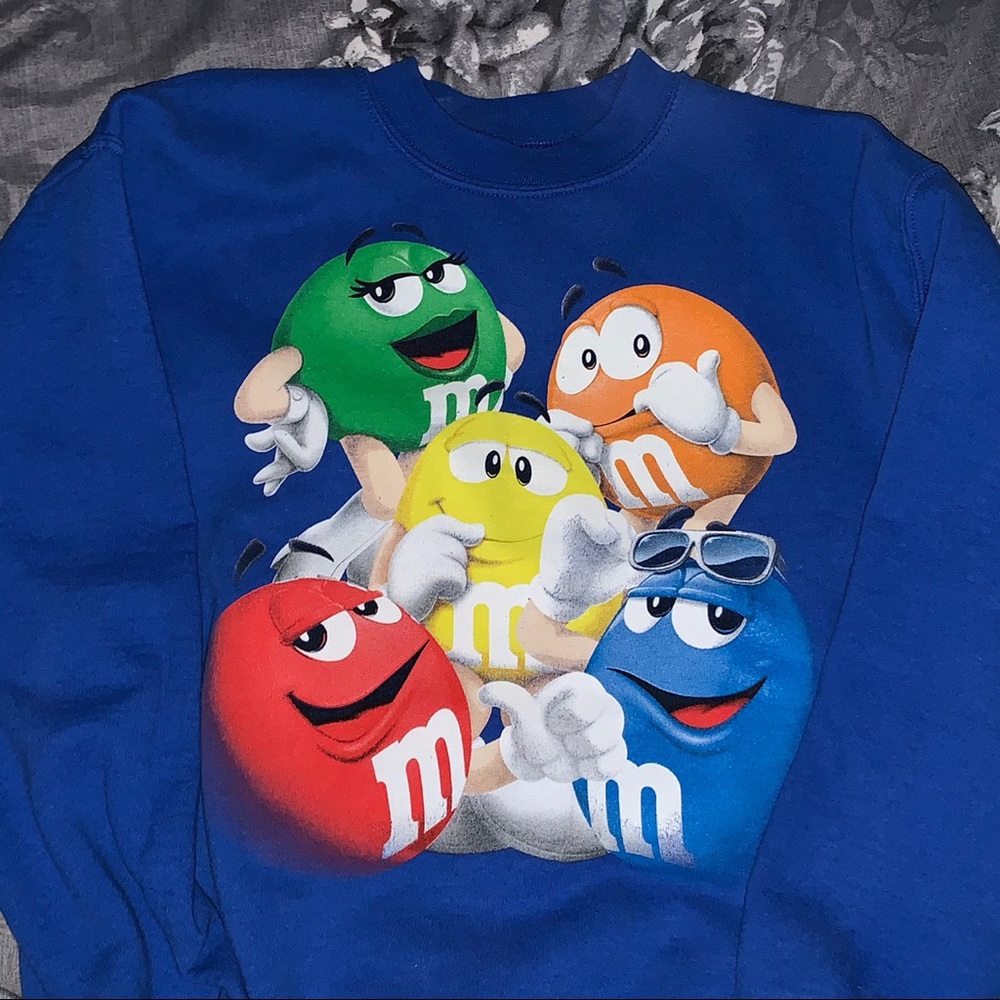 M&ms crew sweatshirt in blue